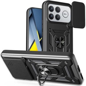 Чохол Ummi Camshield Serge Ring для Xiaomi Poco F8 Ultra – Чорний