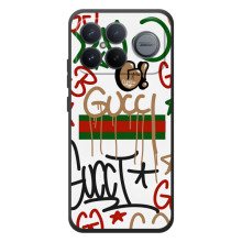 Брендновые Чехлы для Xiaomi Poco F8 Ultra - (PREMIUMPrint) – Стиль GUUCI