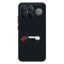 Чехлы (ART) Цветы на Xiaomi Poco F8 Ultra (VPrint) (Неожиданные цветы)