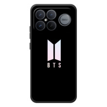 Чехлы BTS для Xiaomi Poco F8 Ultra (AlphaPrint) – Лого BTS