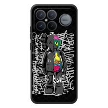 Чехлы для Xiaomi Poco F8 Ultra - Bearbrick Louis Vuitton (PREMIUMPrint) (Стиль Bearbrick)