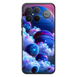 Чехлы КОСМОС для Xiaomi Poco F8 Ultra – Синие планеты