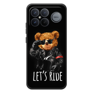Чехлы Мишка Тедди для Xiaomi Poco F8 Альфа – Модный Мишка