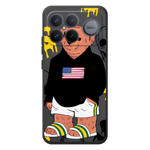 Чехлы Мишка Тедди для Xiaomi Poco F8 Альфа – Teddy USA