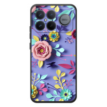 Чехлы с Цветами для Xiaomi Poco F8 Ultra (VPrint) (Цветочный дизайн)