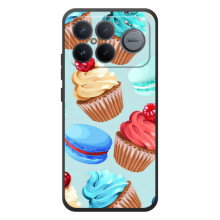 Чехлы с Фруктами для Xiaomi Poco F8 Ultra (VPrint) – Кексики