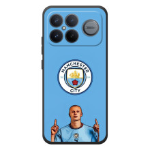 Чехлы с футболистом Ерлинг Холанд для Xiaomi Poco F8 Ultra (AlphaPrint) – Холанд Манчестер Сити