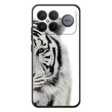 Чехлы с картинками животных Xiaomi Poco F8 Ultra – Белый Тигр