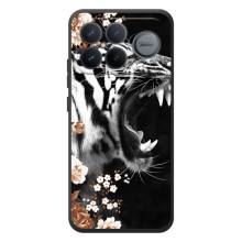 Чехлы с картинками животных Xiaomi Poco F8 Ultra – Стильный ТИГР