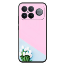 Чохли з картинкою (Тюльпани) на ШІаомі Поко F8 Ьlтра – Білі тюльпани