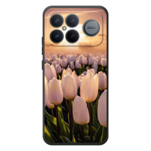 Чохли з картинкою (Тюльпани) на ШІаомі Поко F8 Ьlтра – Захід з квітами