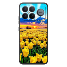 Чохли з картинкою (Тюльпани) на ШІаомі Поко F8 Ьlтра – Жовті тюльпани