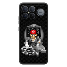 Чехлы с крутыми принтами для Xiaomi Poco F8 Ultra - (PREMIUMPrint) (Супер Марио)
