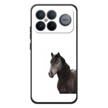 Чехлы с Лошадью дляXiaomi Poco F8 Ultra (VPrint) (Черный Конь)