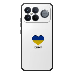 Чохли силіконові (Місто Харків) на ШІаомі Поко F8 Ьlтра – Kharkiv