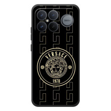 Чехлы VERSACE для :Xiaomi Поко F8 Ультра (PREMIUMPrint) – Лого Версаче
