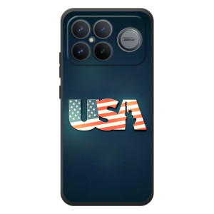 Чехол Флаг USA для Xiaomi Poco F8 Ultra – USA