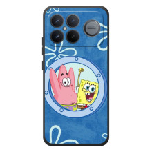 Чехол Губка Боб для :Xiaomi Поко F8 Ультра (В иллюминаторе)