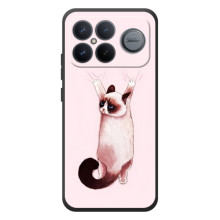 Чехол на :Xiaomi Поко F8 Ультра с Котами (VPrint) (Котик падает)