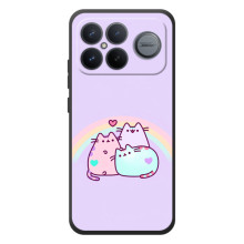 Чехол на :Xiaomi Поко F8 Ультра с Котами (VPrint) (Радужные котики)