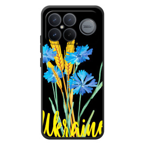 Чехол на Xiaomi Poco F8 Ultra Украинский дизайн (Ukraine в цветочках)