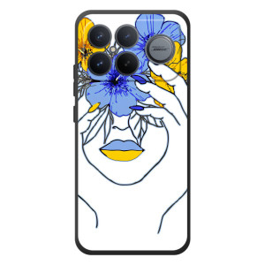 Чехол на Xiaomi Poco F8 Ultra Украинский дизайн (Украинка на всю голову)