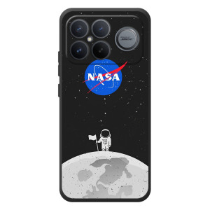 Силіконовый бампер з принтом "Наса" на Xiaomi Poco F8 Ultra – Космонавт NASA