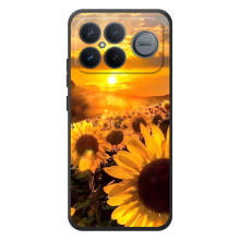 Чохол з Квітами для Xiaomi Poco F8 Ultra (поле соняшників)