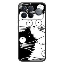 Бампер з зображенням Котиків для ШІаомі Поко F8 Ьlтра (КОТИКИ)