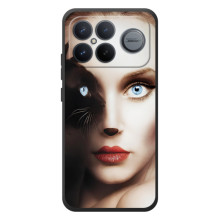 Бампер з зображенням Котиків для ШІаомі Поко F8 Ьlтра (Жінка кішка)