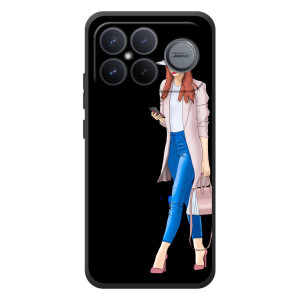 Чохол з картинкою Модні Дівчата Xiaomi Poco F8 Ultra (Дівчина з телефоном)