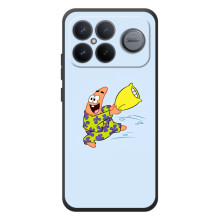 Чохол з картинкою Патрік на Xiaomi Poco F8 Ultra (Патрік із подушкою)