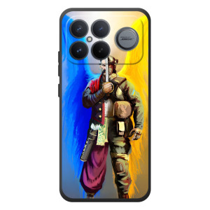 Чехол с картинкой (Патриотический КОЗАК) на Xiaomi Poco F8 Ultra – Козак с крыльями