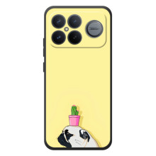 Бампер для Xiaomi Poco F8 Ultra з картинкою "Песики" (Кактус на голові)