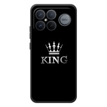 Чехол с Короной :Xiaomi Поко F8 Ультра - (AlphaPrint) (KING)