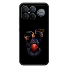 Чехол с Обезьянами Xiaomi Poco F8 Ultra - (AlphaPrint)