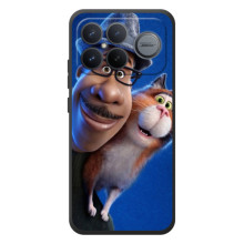 Чехол с принтом Душа на Xiaomi Poco F8 Ultra – Джо и кот