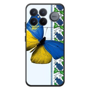 Чехол с Украинской символикой на Xiaomi Poco F8 Альфа – Бабочка