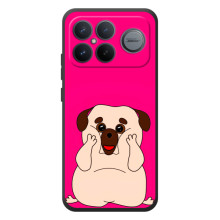 Чохол (ТПУ) Милі песики для Xiaomi Poco F8 Ultra – Веселий Мопсік