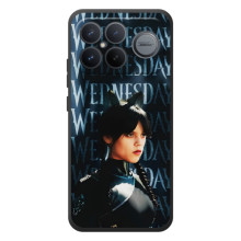 Чехлы Венсдей на Xiaomi Poco F8 Ultra Уэнсдей (AlphaPrint) – Уэнздей кошка