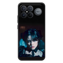 Чехлы Венсдей на Xiaomi Poco F8 Ultra Уэнсдей (AlphaPrint) – взгляд Уэнздей