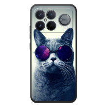 Чехол с милыми котиками на xaomi poco f8 ultra – Стильный кот