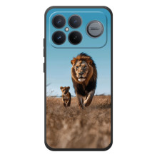 Чехол Король лев на :Xiaomi Поко F8 Ультра (Мусафа и Симба)