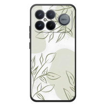 Чохол квітковий дизайн для Xiaomi Poco F8 Ultra (Зелений дизайн)