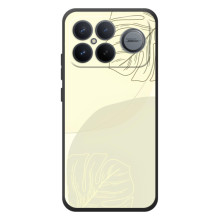 Чохол квітковий дизайн для Xiaomi Poco F8 Ultra (Зелений фон)