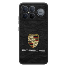 Чехол с авто Порше для Xiaomi Poco F8 Ultra – Логотип Порше