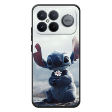 Чохол з малюнком Стіч для Xiaomi Poco F8 Ultra – Стіч з квіткою