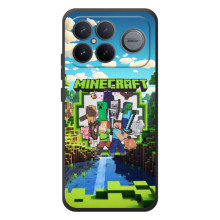 Чехол с картинками Майнкрафт для xaomi poco f8 ultra – Майнкрафт фон