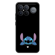 Чехол с принтом Стич на Xiaomi Poco F8 Ultra (Стич на черном)