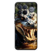 Чехол с картинкой «Хищники» для Xiaomi Poco F8 Ultra (Крокодил)